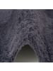 Pergamon Hochflor-Teppich Fluffy Rund in anthrazit
