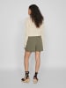 Vila Kurze Stoff Shorts Bermuda Hot Pants in Olive