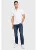 BLEND Kurzarmiges Poloshirt Polokragen Modisch in Weiß