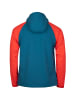 Westfjord Softshelljacke "Skogar XT" in Petrolblau/Rot