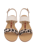 Ital-Design Sandale & Sandalette in Beige und Braun