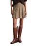 Marc O'Polo Karierter Minirock A-Shape in Medium Brown