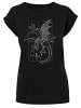 F4NT4STIC T-Shirt Harry Potter Dragon Line Art in schwarz