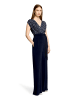 Vera Mont Jumpsuit mit Bundfalten in Patch Dark Blue/Dark Blue