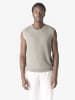 KOROSHI Herren boxershirt strickdruck in khaki