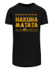 F4NT4STIC Long Cut T-Shirt König der Löwen Hakuna Matata' in schwarz