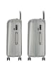 Polestream Moonrock 4 Rollen Trolley L 78 cm mit Dehnfalte in silver brushed