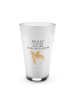 Mr. & Mrs. Panda Longdrinkglas Corgi Po mit Spruch in Transparent