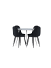ebuy24 Essgruppe Plaza (5-teilig) Grau 100 x 100 cm