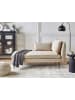 Beliani Chaiselongue YERRES in Beige/Schwarz - (W) 168 x (H) 79 x (L) 87 cm