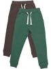 Minymo Kinder Sweat Pants "Basic 36 Sweat Pant (2-Pack)" in Grün