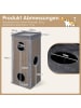 COSTWAY 4-stöckige Katzentonne in Grau