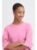 ICHI Kurzarm-Bluse IHNICA Loose fit in WILD ORCHID / FIERY RED