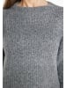 usha WHITE LABEL Damen Strick Pullover in Grau Melange