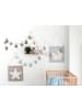 Happy Decor Kids Wanddekoration "Big Star" in Braun/Weiß - 45x45  cm