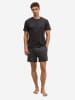 Marc O'Polo Pyjama classic in black/black print