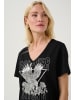 CULTURE T-shirt CUgith Relaxed fit in Black Bird