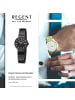 Regent Analog-Armbanduhr Regent Metallarmband schwarz klein (ca. 29mm)