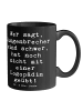 Mr. & Mrs. Panda Becher Spruch Training mit Logopädin mit Spruch in Schwarz