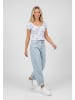 myMo Women Blouse in light blue multicolor