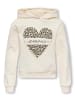 KIDS ONLY Kapuzensweatshirt KOGCOOPER LIFE HEART in antique white