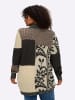 sheego by Joe Browns Strickjacke in schoko-champagner-gemustert