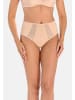 Teyli Hohe Taille Baumwollslip Vicky in beige