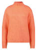 Zero  Pullover mit Stehkragen in Bright Orange Melange