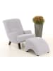58 aufm Kessel Sessel Kajsa 71x80x101 Bezug Veloursstoff Buche nussbaum/silber