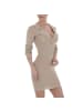 Ital-Design Kleid in Beige