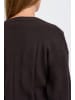 ICHI Strickpullover IHBOSTON LS5 20121504 modischer Strickpullover in schwarz