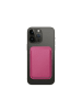 COFI 1453 Magnetische Geldbörse aus Leder kompatibel mit Geräten in Pink