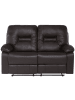 Beliani 2-Sitzer Sofa BERGEN in Braun - (W) 143 x (H) 101 x (L) 72 cm
