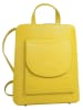 Cluty Rucksack echt Leder in gelb