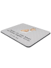 Mr. & Mrs. Panda Mousepad Langhaar Collie Moment mit Spruch in Grau Pastell