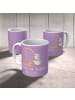 Mr. & Mrs. Panda Motivtasse Harfe mit Stil mit Spruch in Lavendeltraum