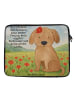 Mr. & Mrs. Panda Notebook Tasche Hund Dame Design mit Spruch in Weiß
