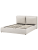 Beliani Doppelbett BAJONNA in Beige - (W) 184 x (H) 102 x (L) 235 cm