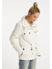 DreiMaster Vintage Wattierte Baumwolljacke in Wollweiss