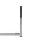 Beliani Couchtisch QUINCY in Weiß/Silber - (W) 70 x (H) 45 x (L) 70 cm