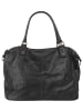 Forty degrees Shopper XXL echt Leder in schwarz