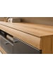 Furn.Design TV-Lowboard in Eiche, grau matt 150 cm, TV Unterschrank mit Soft-Close