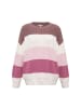 Mavi Jeans Pullover Loose Fit Langarm Rundhals Weich in Pink