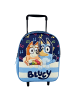 Bluey Bluey Dreams rollbarer Kindergarten 3D-Rucksack, Tasche 32 cm