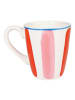 Blond Amsterdam Becher Streifen PR in Rot - 350 ml