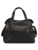 Toscanto Leder Handtasche Toscanto Tasche schwarz ca. 31cm