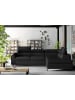 MF Design Katara Recamiere Rechts in Schwarz -  (L) 265 x (B) 265 x (H) 92 cm