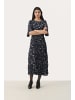 PART TWO Kleid SarafinaPW Easy fit in Navy Foil Print
