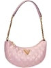 Guess Abendtasche Giully Top Zip Shoulder Bag in Light Rose Shiny