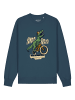 wat? Apparel Sweatshirt T-Rex Fahrrad in Petrol